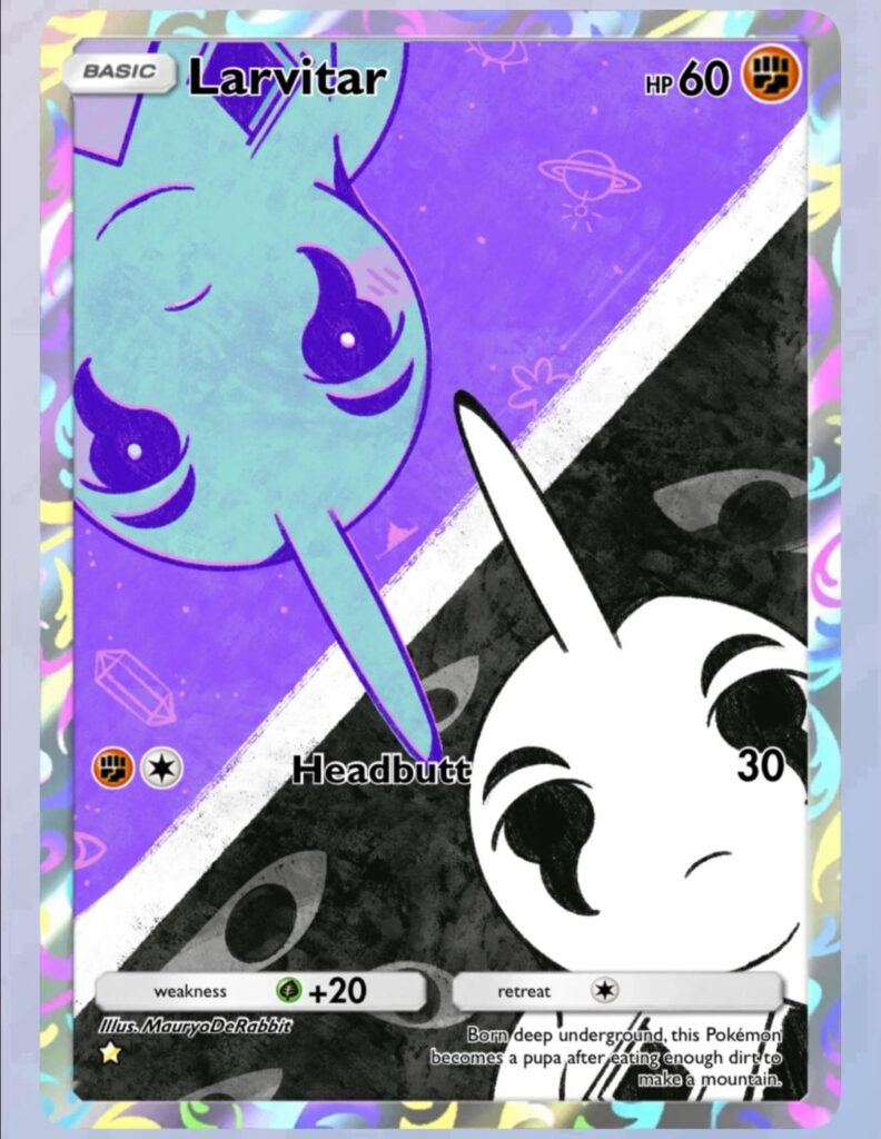 Making a Full Art for Every Gen 2 Pokemon (14/100) - The Pokemon of the day is Larvitar! Now guess the Art Style!!