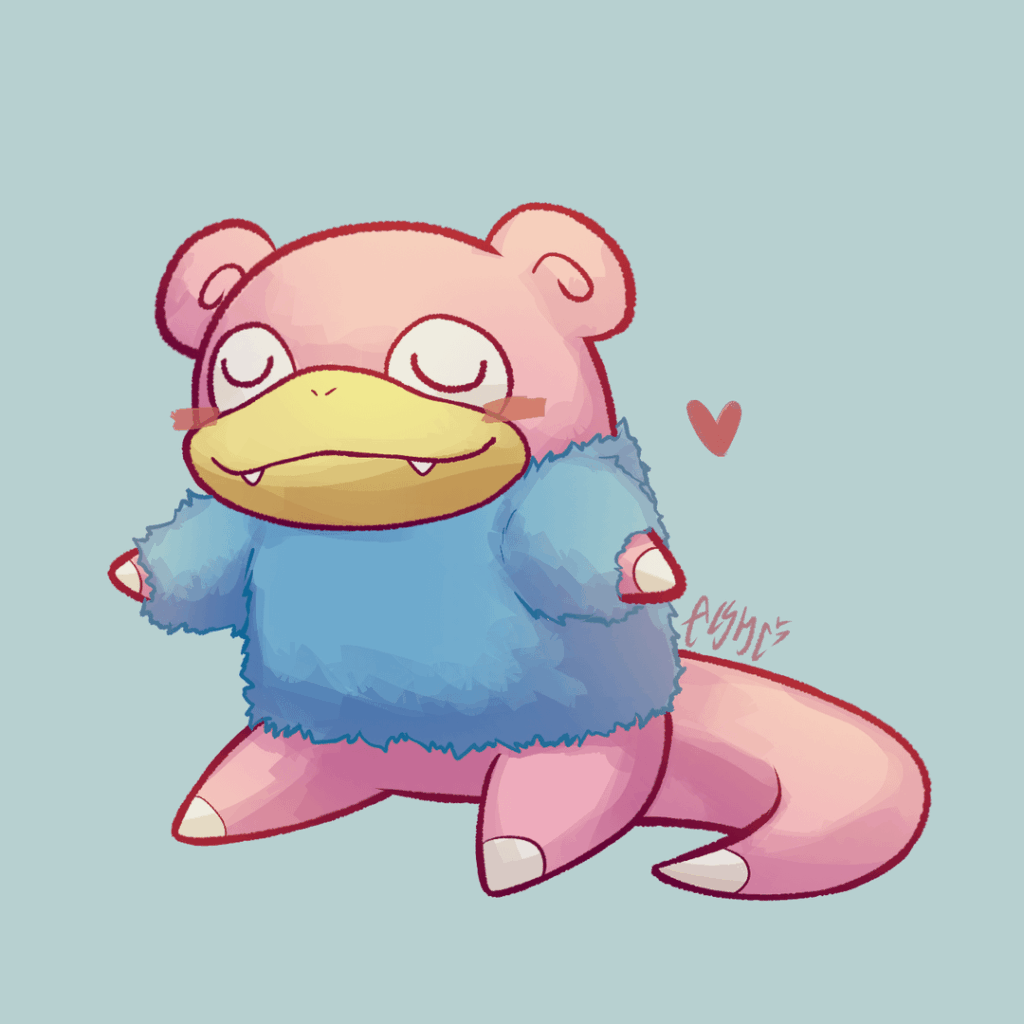 Slowpoke in sweater
