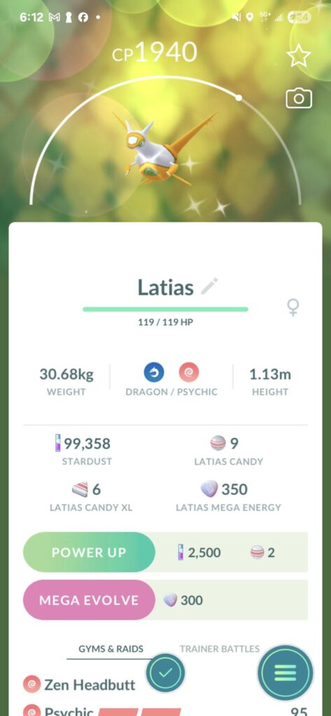 Only second latias raid