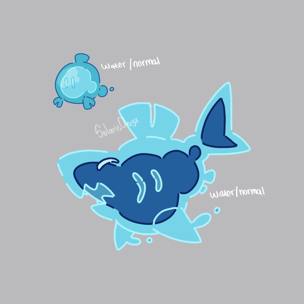 Bubble Fish/Shark Doodle
