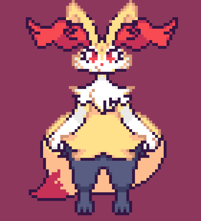 Little Braixen sprite !! [OC]