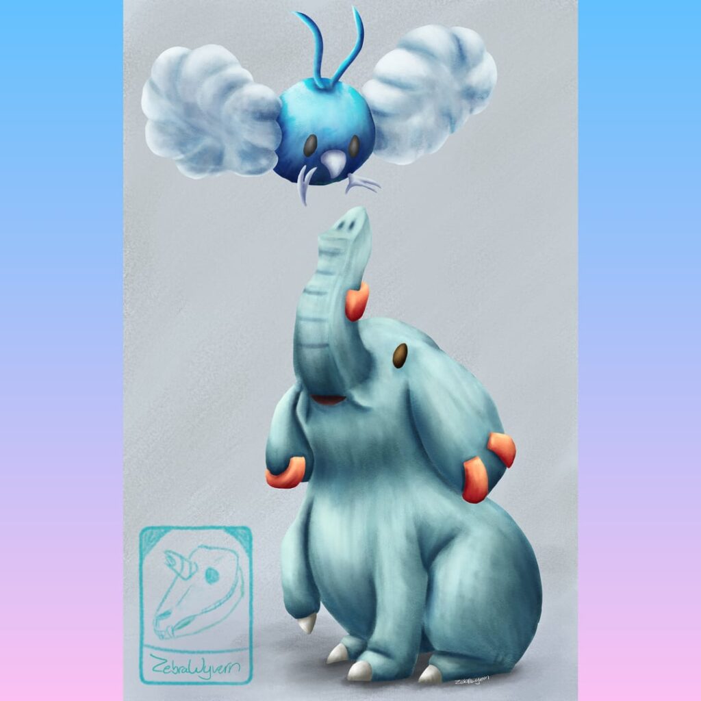 Swablu & Phanpy [OC]