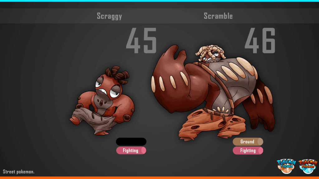A Scraggy regional form i'm proud of