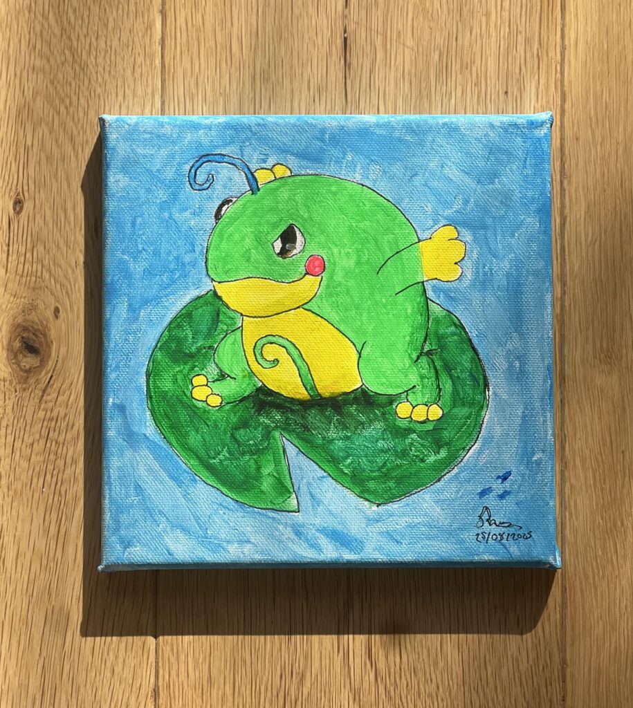 Literally never drawn or painted ever, but wanted to for fun: