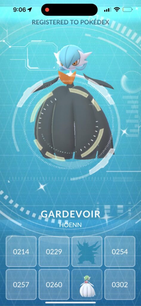 Finally registered Mega Gardevoir 🤩