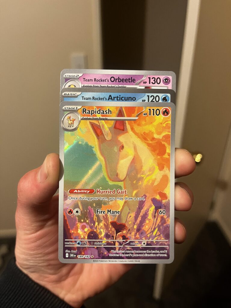I opened a booster pack for the first time in my life