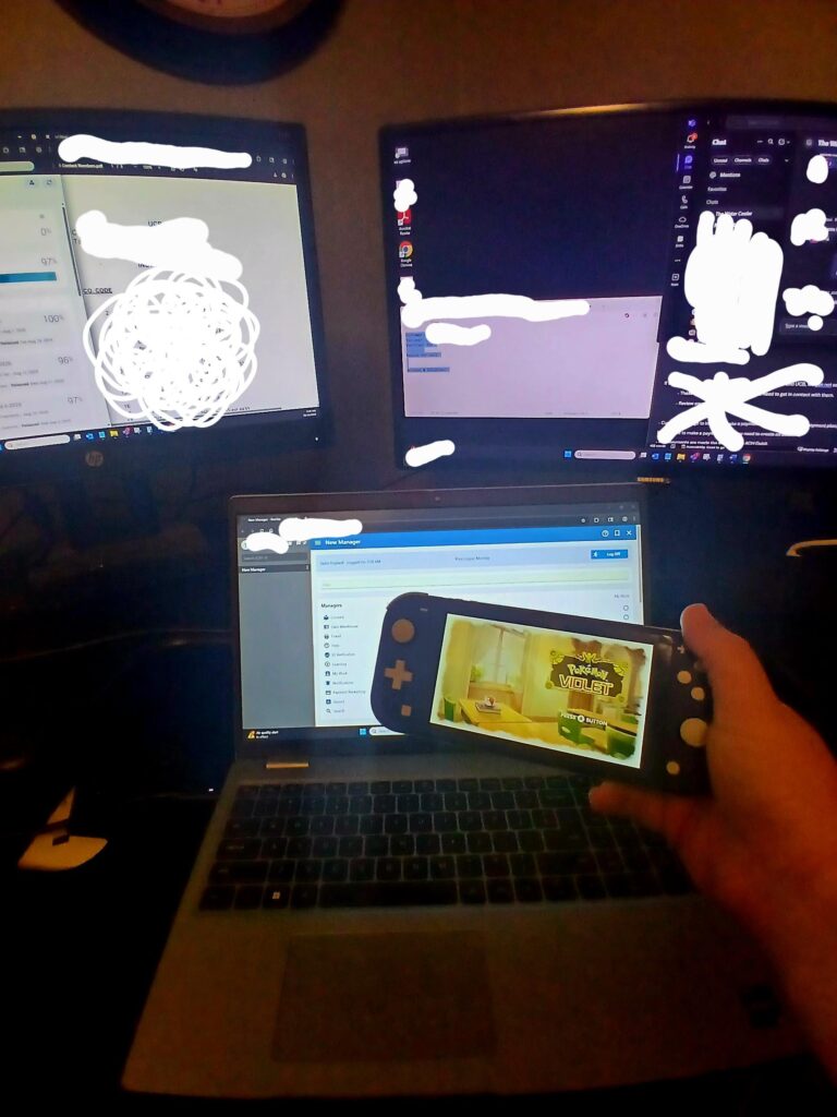 I love working from home