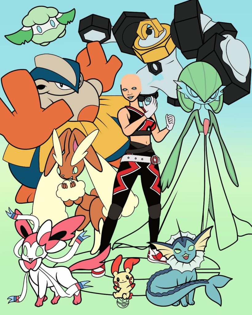 Unfinished trainer art for myself