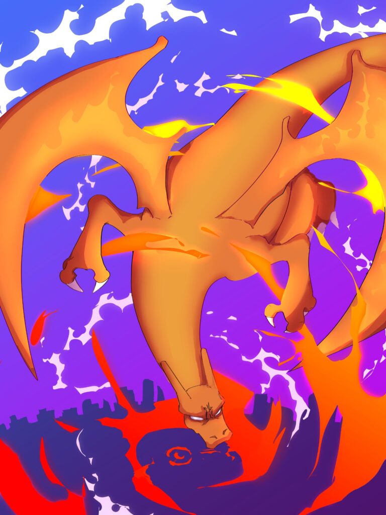 Some Charizard Fanart I whipped up