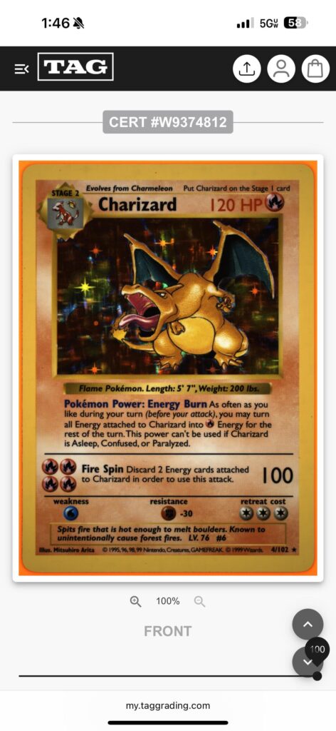 Red spots on card