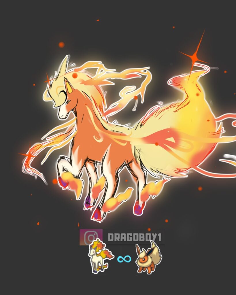Fusion Rapidash + Flareon
