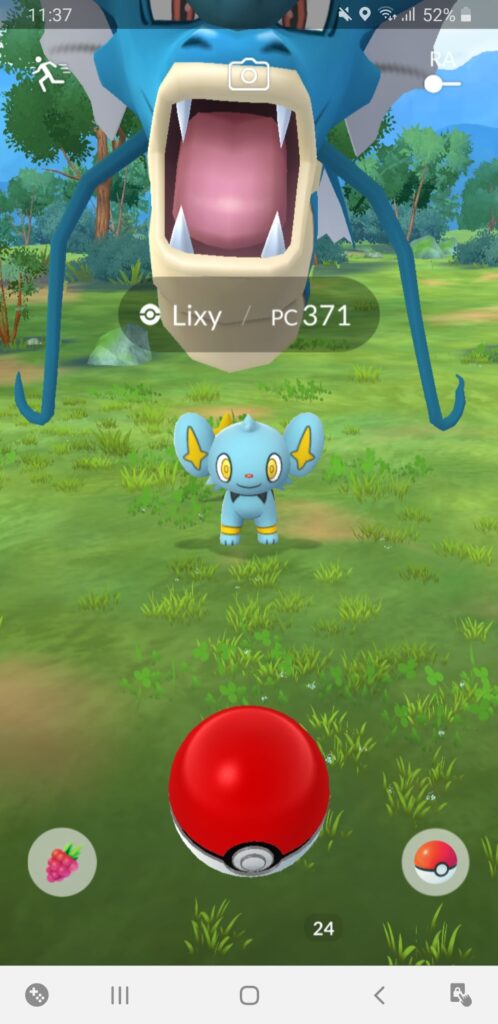 Bizarre glitch with gyarados