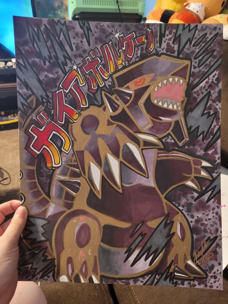 Pomemon fanart i drew to sell at a card show :D