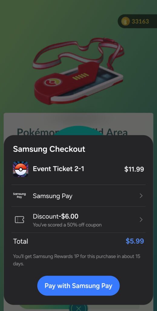 Galaxy Store in the US has a 50% off coupon for up to $10. Works on the Wild Area ticket.