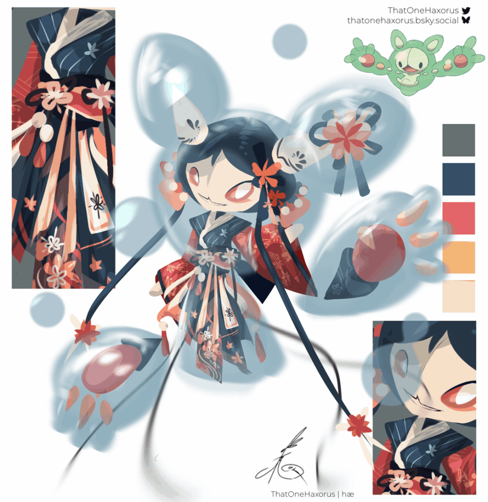 [OC] More Pokémon in clothes!