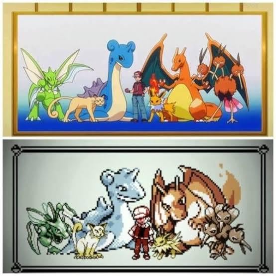 Fun fact the team that Red from Pokemon Origins series uses to win the league is actually the same team that Satoshi Tajiri the creator of the Pokemon franchise used in his first playthrough of Pokemon Red version to win the League