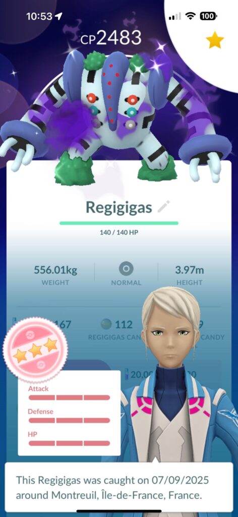 I’m lost for words! 144k Pokemon caught until my first Shundo!