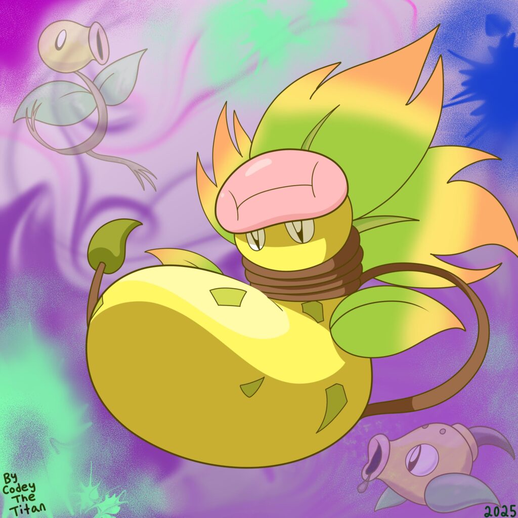 [OC] Made fan art of Mega Victreebel, it’s so Derpy and Silly!