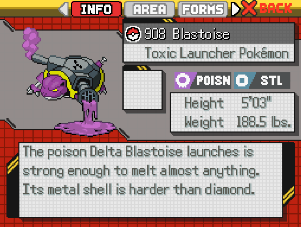 Delta Blastoise for my fangame.