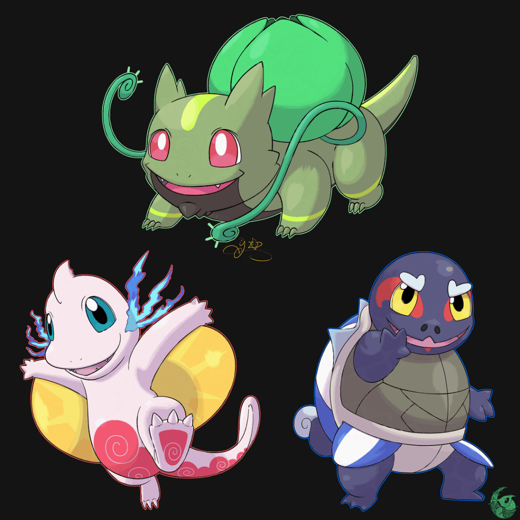 Kanto Starter Redesigns