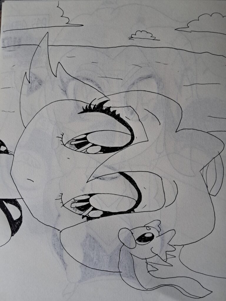 Clair finds a Dratini at the beach!