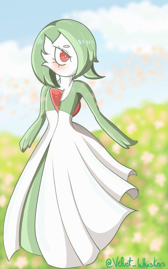 Gardevoir taking a sunny walk 🌸🍃