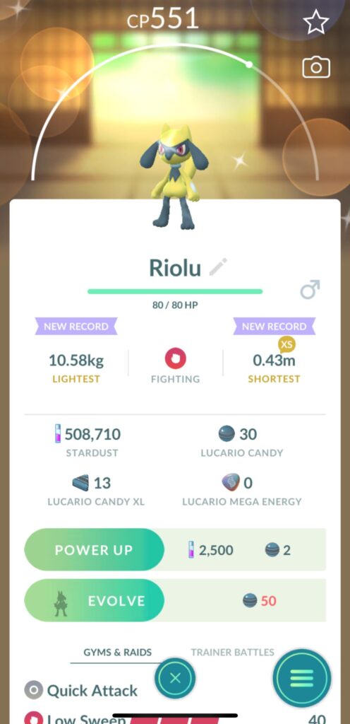 It’s not an event shiny but I’m happy