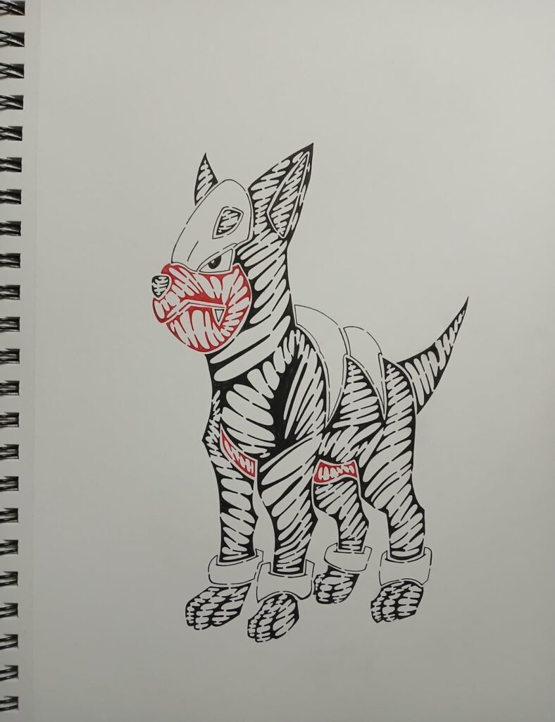 Houndour, Houndoom, and Mega Houndoom.