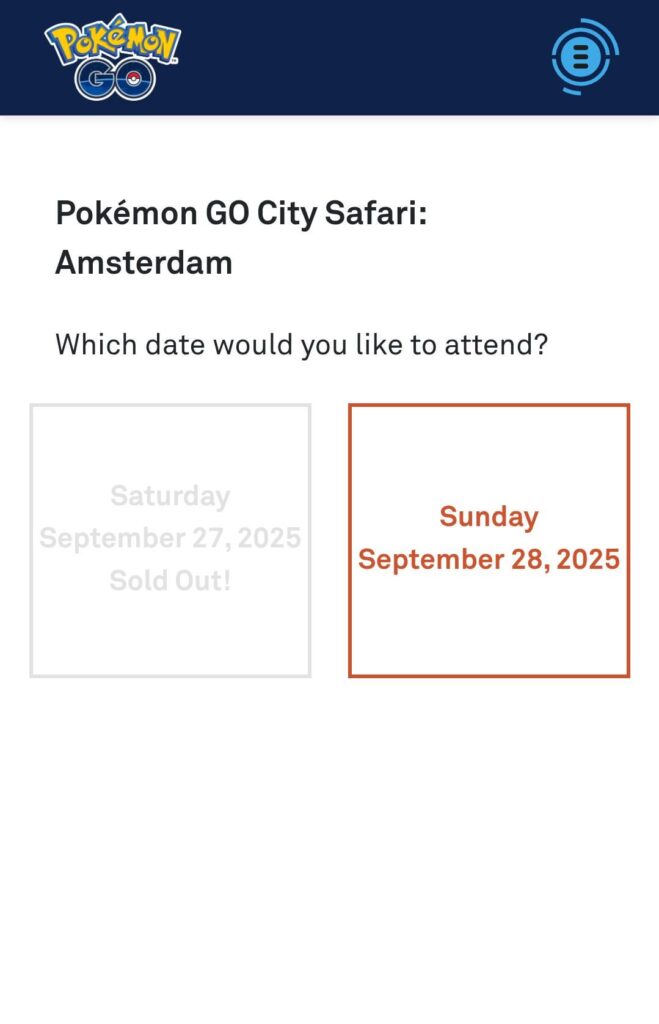 City Safari Amsterdam Saturday ticket sold out