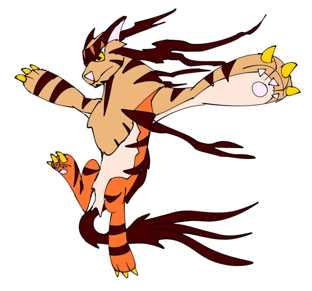 I'm trying to design a Roaming Pokémon, what do you think?