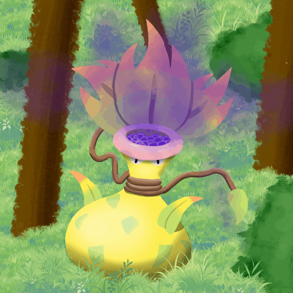 Mega victreebel I drew. I wanted to see how hard it would be to make him less goofy like I imagined he would be