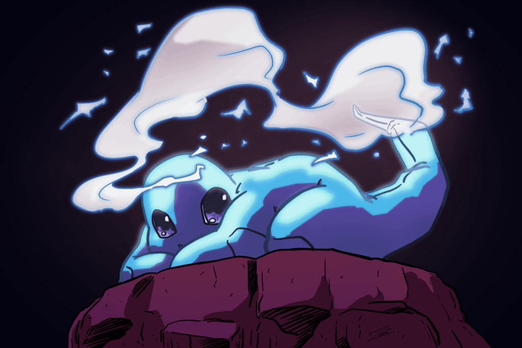 [OC] Ghost Charmander for the Halloween season