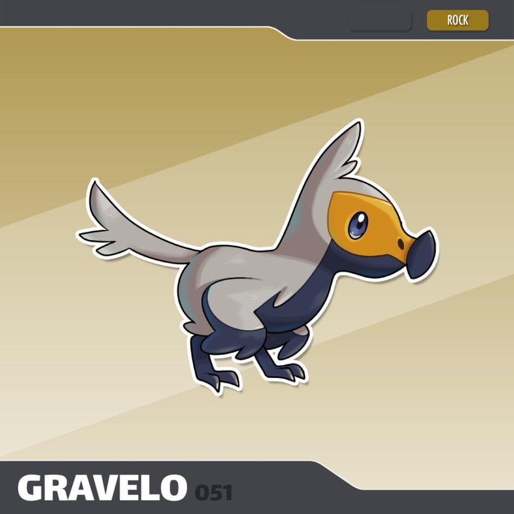 Gravelo, Minerapt & Outcroptor | Fakémon Designed By [TerryTibke]