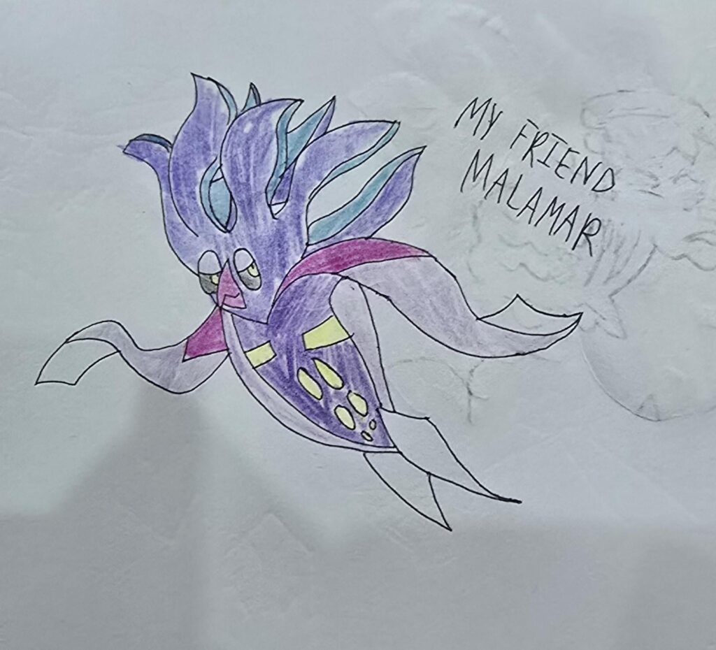 I DREW MY FRIEND MALAMAR(OC)