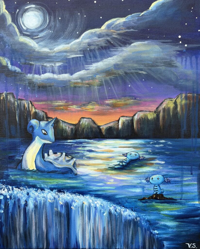 Acrylic painting