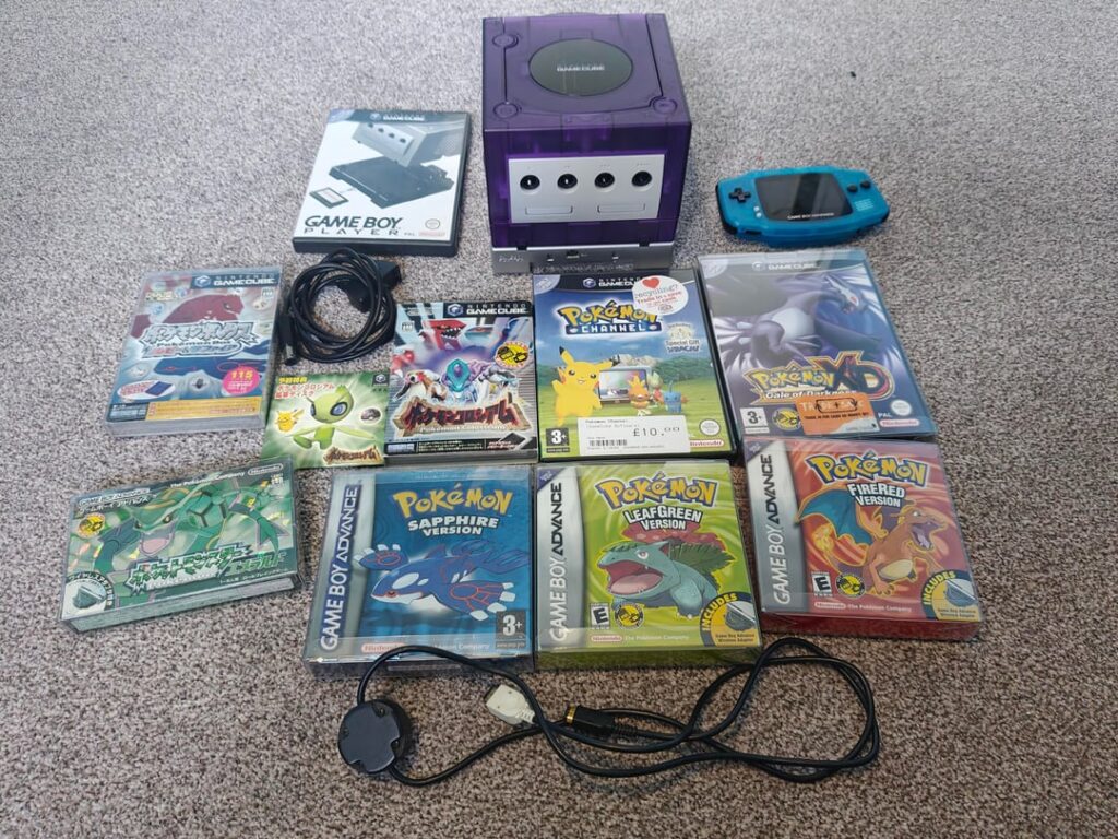 I Finished the Gen 3 National Dex on original hardware!
