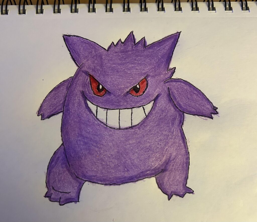 I drew a gengar for someone