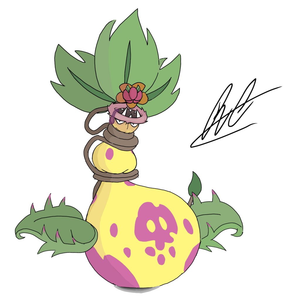 This design is best suited to a past Victreebel or a possible rework for mega Victreebel