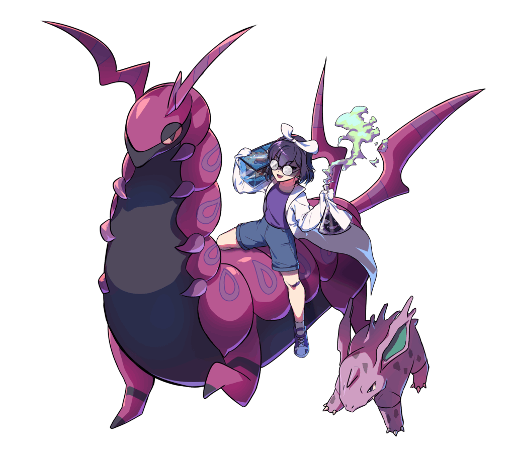 [OC] Poison Gang! My OC as a Pokemon Trainer!