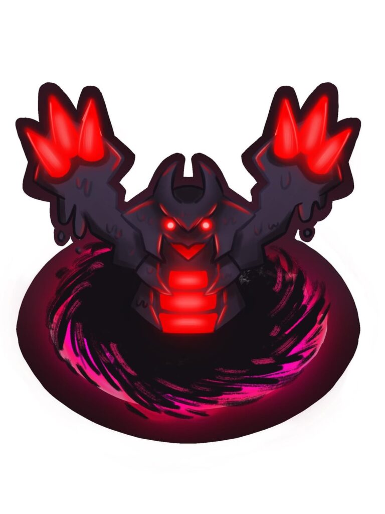 I made myself a Giratina phone Charm!