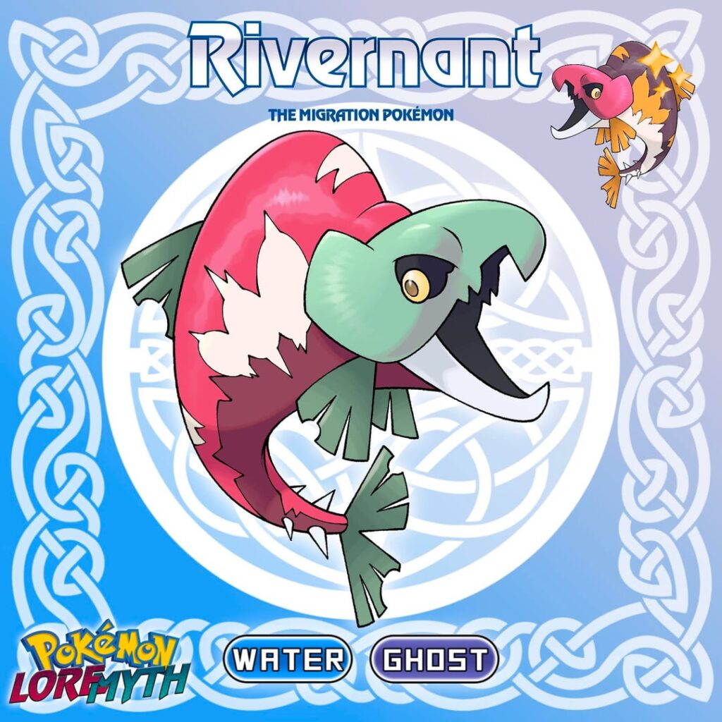 Your Slamon evolved into Rivernant!