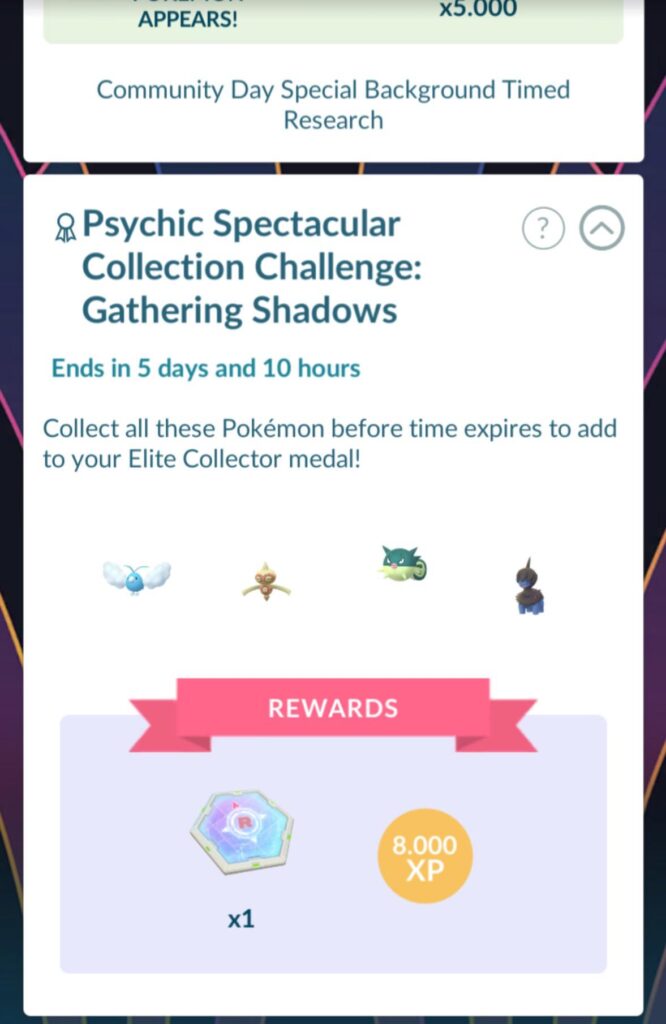 Collection Challenge.