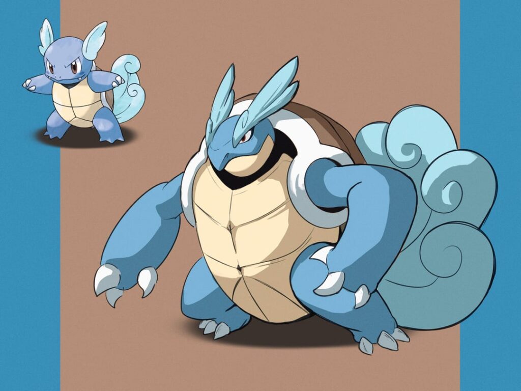 Based on the post I saw a few days ago about mid stages and end stages being different I decided to draw some quick ideas of what the final evolution might look like if they followed the second evolution
