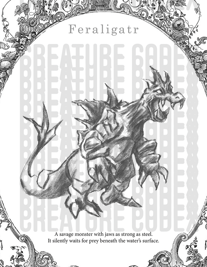 Feraligatr drawing (by me)