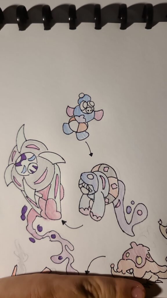 Some redesign of some old fakemon I made