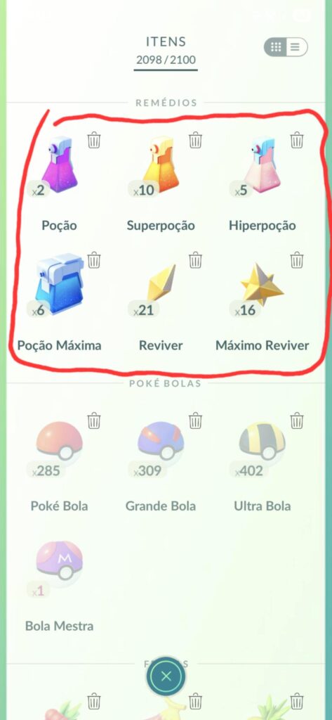 How to get more potion items and revive?