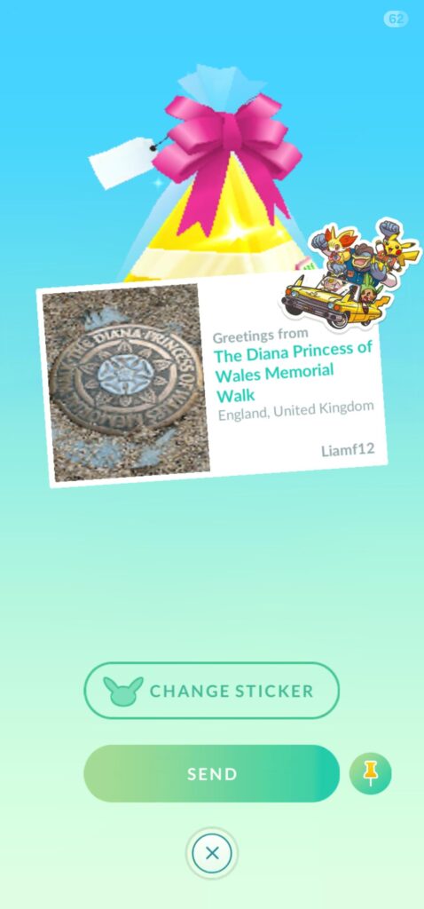 Adding stickers to postcards can really change how the gift is received