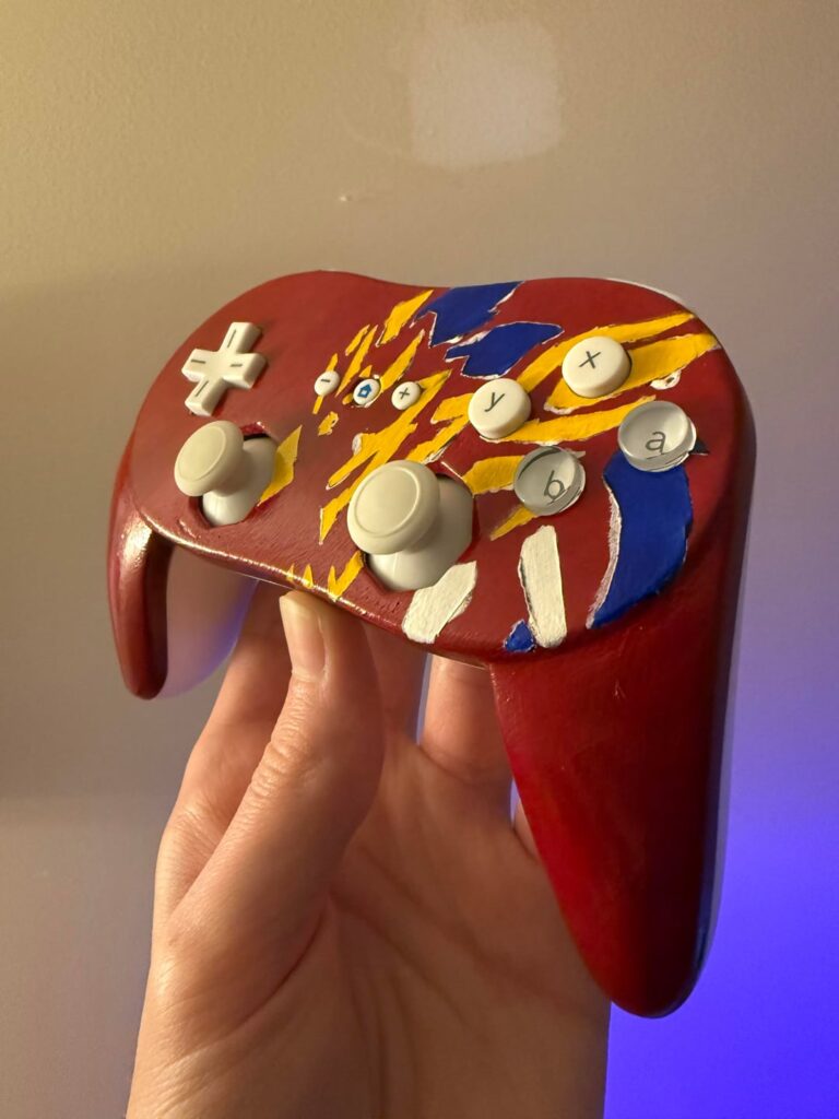 Just finished this custom Zamazenta wii classic controller!