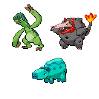 well in my last post people though all the starters where cute, now lets do like gamefreak and ruin that with the middle evos