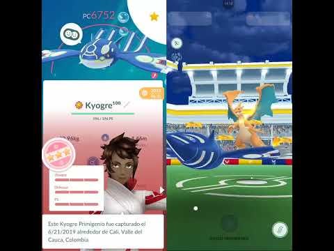 Raid Solo Mega Charizard Y Only Primal Kyogre(No Weather Boost, No Rock type Attacks)